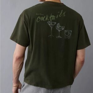 AE Boxy Happy Hour Graphic T-Shirt